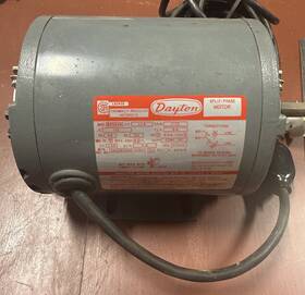 6k553a Dayton Split-phase Belt Drive Motor 1/4 Hp 115v 48 Fr Excellent
