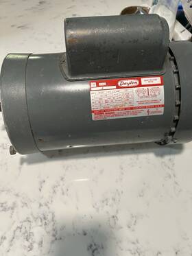 6k702k Dayton Capacitor-start General Purpose Motor 1 1/2 Hp 115/208-230v