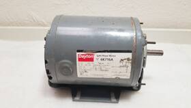 6k716a Dayton 1/4 Hp Electric Motor 1725 Rpm And 1/2 Shaft Split Phase