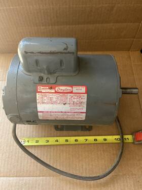 6k760a Dayton 1 Hp Single Phase Electric Motor 1725 Rpm 115/230 V 5/8 Inch Shaft G1-2