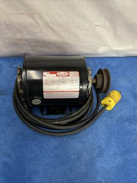 6k778a Dayton Split-phase Belt Drive Motor 1/3 Hp 48 Frame 1750 Rpm Ships Fast