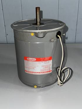6k865a Dayton Split Phase Oil Burner Motor 1/3 Hp 1725rpm 115v 1ph 56n - Tested