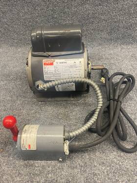 6k870g Dayton Belt Drive Motor 1/4 Hp With Reversible Drum Switch