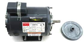 6k871c Dayton 1/3 Hp 1725 Rpm 115 Amp. Motor And Pulley - Fan / Blower