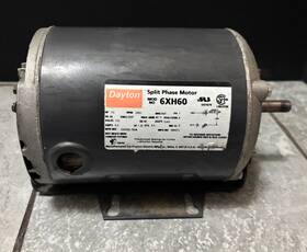 6xh60 Dayton Split Phase Motor Ac 1/3 Hp 3450 Rpm 1ph