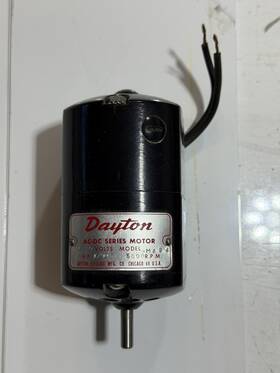 Dayton 9m884 Ac-dc Series Motor 115 Volts Model 1/15 H.p. 5000 R.p.m