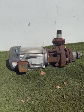 G40828a Dayton Industrial Motor With Pump 5hp 3495rpm 230/460v 3 Ph 60hz