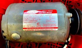 S55nxbyn-2691 Dayton Vintage Split Phase 1/2 Hp Ac Motor Mod 5k910a 1725 Rpm Pre-owned
