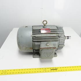 4g3104 Delco 7.5hp Ac Electric Motor 3ph 460v 254u Frame 1765rpm 9.8a Tested