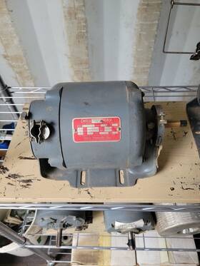 Sa8392 Delco Vtg Motor Thermotron Type A Model Sa 8392. 1/3 Hp. 60 Amps. 1725 Rpm