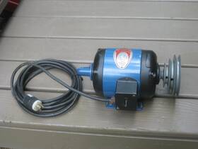 6300c Delta Vintage Drill Press Motor 1/3 Hp 110v 1725 Rpm 165 Frame 1 Phase