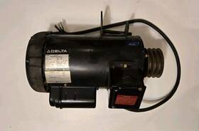 83-671 Delta Single Phase 3450 Rpm 230 Volts 5hp. Saw Motor