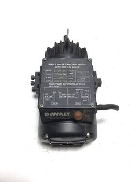 500150 Dewalt Single Phase Capacitor Motor With Built-in Brake 3450rpm 3-1/2 Hp