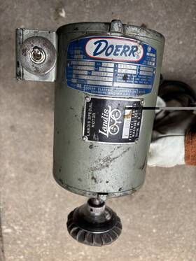 41657-d75-2 Doerr Cg1859 Landis Electric Motor Rpm 3450 H.p. 1/8 Mtr