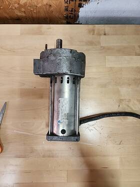3616-263 Dumore Corporation Permanent Magnet Motor 45 Amps 75 Hp 24 Volts