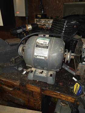1157269 Dunlap 1/3 Hp Single Phase Ac Induction Motor 115v 1750rpm Model