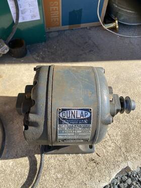 1157300 Dunlap 1/4 Hp Electric Motor
