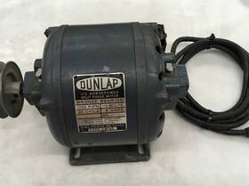 7324 Dunlap 1/3hp 1750rpm 115v 1ph Motor 1/2 Inch Dual Shaft Split Phase Tested