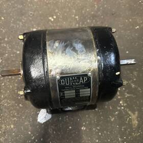 115.7220 Dunlap Sears 1/3 Hp Split Phase 115 Volt Motor Dual 1/2 Inch Shafts 1750 Rpm Read Ad