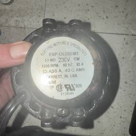 Ol50em2 Electric Motors & Specialties And Esp 230v 60hz 1500rpm