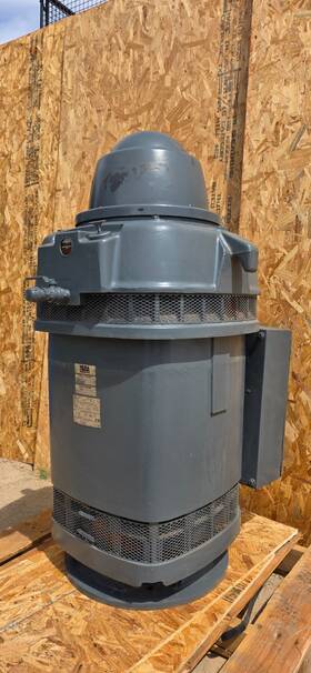 100bt03m Emerson 250 Hp Vertical Pump Motor 460v 1780 Rpm 3 Phase Nema Premium Inverter