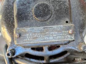 12417 Emerson Antique Motor Electric Mfg Co. New York 1/6 Hp 1 Phase Style 536