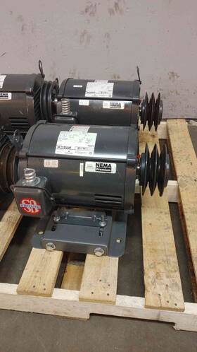 R341 Emerson 18.4/9.2a 7.5hp Motor 3ph 230/460v
