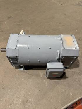 369cb452l01 Emerson 125 Hp Dc Electric Motor 1750 Rpm Fr 369at Dpfvbb 500 V Rebuilt Ready