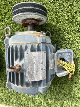 1760 Emerson Am76 Used Motor For Cooling Tower Model A176 5 Hp Rpm 230v