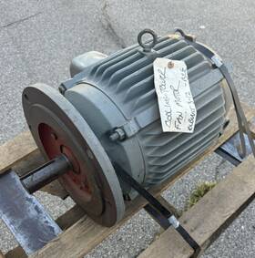 Hvw7e4bdr Emerson 230/460v 22.1/11.1a 3ph 7.5hp 880rpm 256td Motor Used