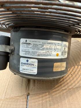 K55hxsym-8001 Emerson Condenser Fan Assemble Motor Blade And Mounting Shroud