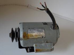Ks55cxbfz-852 Emerson Ac Motor 1 H.p. R.p.m. 3450 208/230 Volt Hz 60 With Pulley