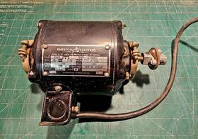 S44ps-1013 Emerson Vintage Ac Electric Motor 1/12 Hp 1725 Rpm Ph. 1