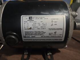 S55laj-5934 Emerson 1/3 Hp Electric Motor 115v. Rpm 1725 Used Windsor Carpet Read Discr