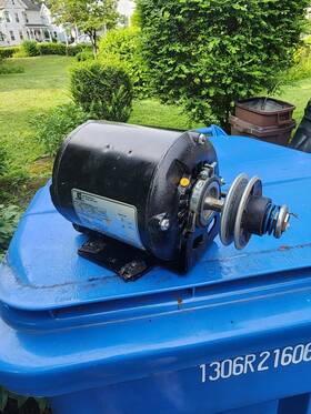 Sa55fhm-3518 Emerson 1/6hp 115-volt 60 Hz 1725 Rpm Belt Drive Odp Blower Motor