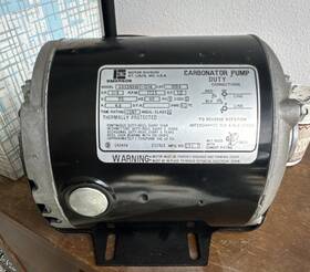 Sa55nxwt1214 Emerson Carbonator Pump Duty Induction Motor 1/4 Hp 1725 Rpm 115v