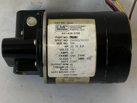 2308d Emp 3644k Electric Motor Type Hp .02 115v .55 Amp 165 1 Ratio