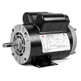 3450 Emz 684659151872 2 Hp Rpm Electric Motor Compressor Duty 56 Frame 5/8 Inch Shaft 110/230 V Used