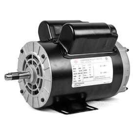 Em-03 Emz 3 Hp 3450 Rpm Electric Motor Compressor Duty 56 Frame 5/8 Inch Shaft 230 V Used