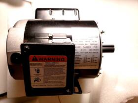 161335 Fahkns Electric Motor 1/3hp General Purpose Single Phase 3450rpm 115/230v Odp
