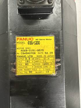 A06b-0151-b575 Fanuc Servo Motor A30/2000