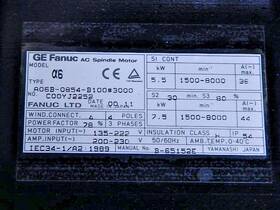 A06b-0854-b100 Fanuc #3000 Ge A6 Ac Spindle Motor With 3m Warranty