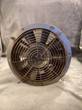 1933007101 Franklin Electric Vintage Motor V 115 With Industrial Fan 1386419