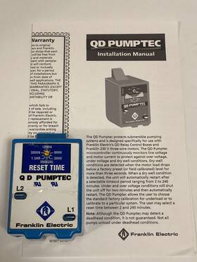5800070600 Franklin Electric Qd Pumptec Motor Protector Single Phase 230v 60hz
