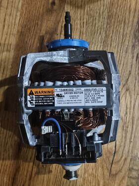 S58svpnr-1114 Frigidaire 134693302 Dryer Motor S58svpnr-1114 Frigidaire 134693302 Dryer Motor