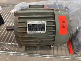 Mva3085a Fuji Electric Fv Ac Motor 120/200vac 3 Ph 3410/1730 Rpm