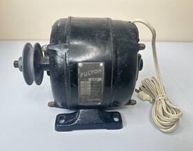 115.6502 Fulton Vintage Motor 1/4 Hp 110 Volts 5 Amp 1750 Rpm - No. Tested