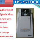 E550-2s0037l Gdz80-2.2b Unbranded Spindle Motor Water Cooled Vfd Inverter Bracket Usa