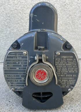 5kc38ng229ex Ge 229ex Vintage Electric Ac Motor 1/2hp 2850rpm 115v Usa Read Details