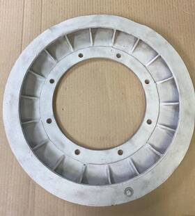 2721188 Ge General Electric Md-412 Dc Mill Motor Armature Fan Casting#
